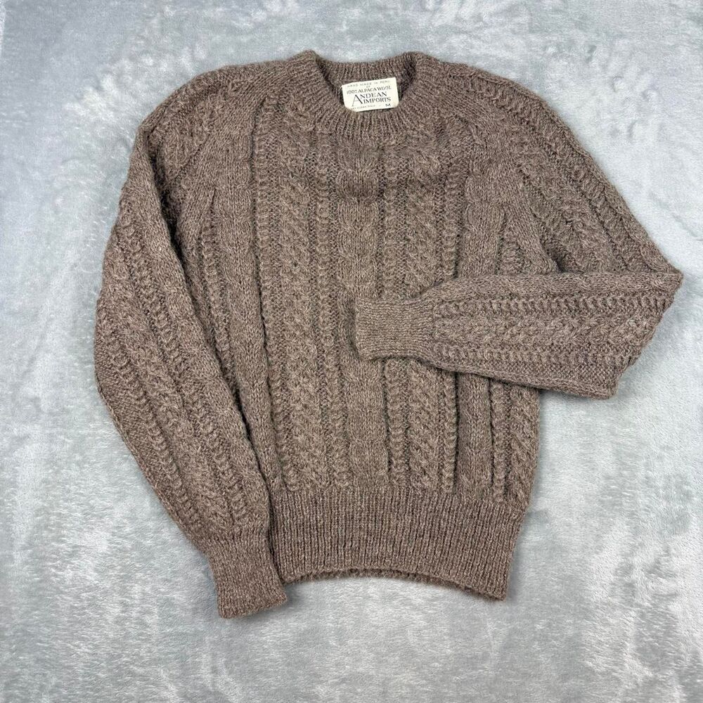 Andean-collective Women's Brown and Grey Jumper